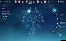 GENSHIN IMPACT - AR56, 12 Personagens T5⭐Wriothesley C1