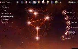 GENSHIN IMPACT - AR56, 12 Personagens T5⭐Wriothesley C1
