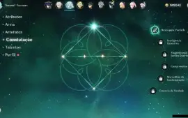 GENSHIN IMPACT - AR56, 12 Personagens T5⭐Wriothesley C1