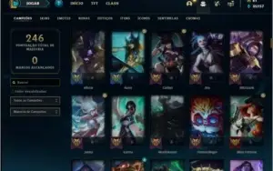 Conta prata 4 MONO SUP com TODOS os champs e 90 skins