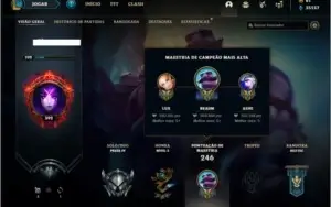 Conta prata 4 MONO SUP com TODOS os champs e 90 skins