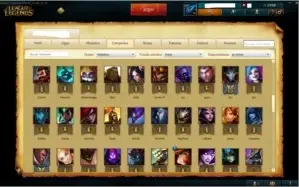 Conta de LOL C / 103 campeões criada na Season 3 / 26 SKINS.