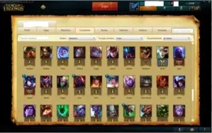 Conta de LOL C / 103 campeões criada na Season 3 / 26 SKINS.