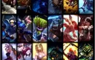 Conta de LOL C / 103 campeões criada na Season 3 / 26 SKINS.