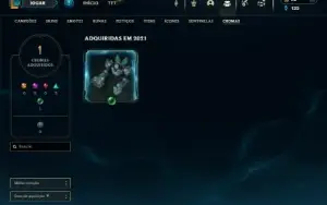 Ouro 2 com 55 Champs e 15 Skins + 2 Fragmentos