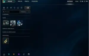 CONTA UNRANKED 45 CHAMPS - 6 SKINS