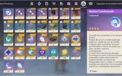 Genshin impact - Conta com 3 personagens 5⭐ com muita missão