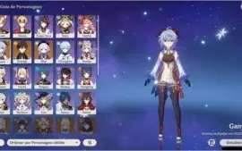 Genshin impact - Conta com 3 personagens 5⭐ com muita missão