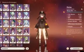 Conta de genshin com varios t5 upados AR58