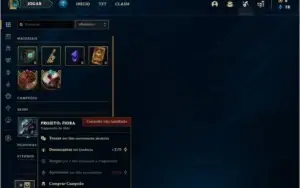 Conta bronze 3 com 26 champs e 11 skins