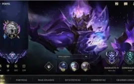 ESMERALDA IV + 18 SKINS + 45 CAMPEÕES + PASSE WILD 2ª SEASON