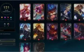 CONTA PLATINA MAIN SUPORTE 121 SKINS