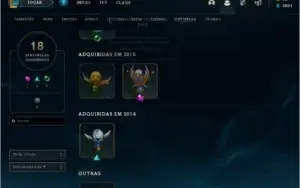 Conta League of Legends 120 skins+
