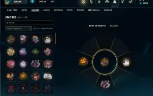 Conta Unranked com 51 Champs e 7 Skins + 1 Fragmento