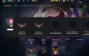 Bronze 3 com 65 Champs e 17 Skins
