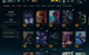 Bronze 3 com 65 Champs e 17 Skins