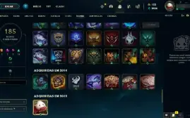 conta de lol com 95 skins