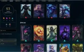 Conta Lol Diamante 2 - 60% WinRate + Skins
