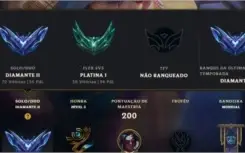 Conta Lol Diamante 2 - 60% WinRate + Skins