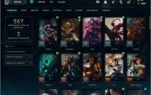 Conta ouro 4 com 51 skins e 66 champs