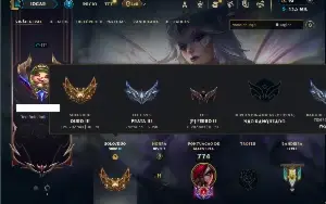 Ouro 3 com TODOS os champs e 215 Skins ( MID / TOP / JG )