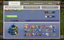 conta clash of clans cv12 para sair rapido