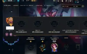 Unranked com 120 Champs e 80 Skins