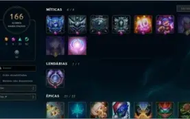 Vendo conta de LoL  Elo mestre