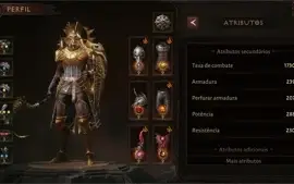 Diablo Immortal Lvl 60 - Excelência 57 - Conta Imortal
