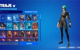Conta Fortnite com várias skins.