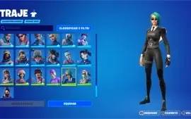 Conta Fortnite com várias skins.