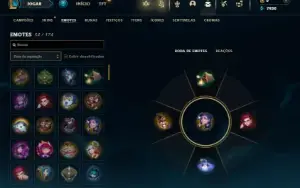 Unranked com 40 Champs e 29 Skins ( ADC / SUP ) ex Bronze