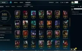 Conta League of Legends - 121 Campeões - Ouro 4