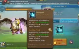 Poder 880M - 27M Tropas- 1M GEMAS - 400M de kills