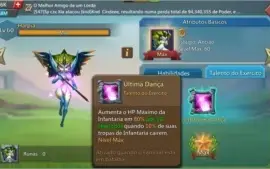 Poder 880M - 27M Tropas- 1M GEMAS - 400M de kills