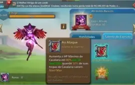 Poder 880M - 27M Tropas- 1M GEMAS - 400M de kills