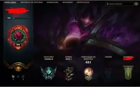 Conta Plat 3 127 champ 130skins