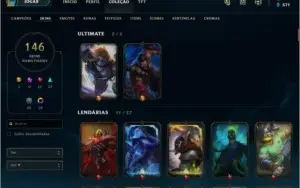 Conta de League of Legends