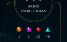 CONTA LOL - lvl 320 - 111 skins - Plat 3