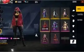 Conta Free Fire Gemada tem Calça Angelical e Dino Angelical