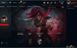Conta de League of Legends com 15k de rp e level 25.