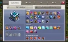 Conta clash of clans cv 13 top defesas mais caras ja upadas