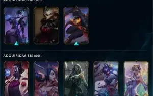 Conta League of Legends - Nvl 160 Sem Elo - M7 Miss Fortune