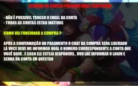 League Of Legends Contas Inativas