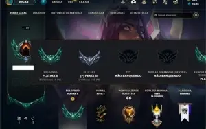 Conta Platina 2 com 45 Champs e 37 Skins