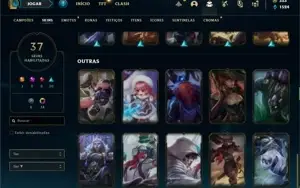 Conta Platina 2 com 45 Champs e 37 Skins