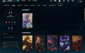 Conta Platina 2 com 45 Champs e 37 Skins