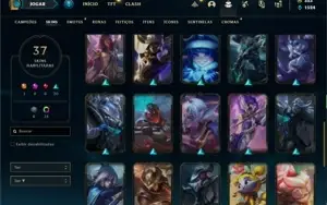 Conta Platina 2 com 45 Champs e 37 Skins