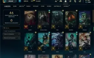 Conta Platina 2 com 45 Champs e 37 Skins
