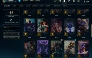 Conta Platina 2 com 45 Champs e 37 Skins